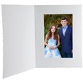 Cardboard Photo Folders 4x6 White Vertical (25 Pack)