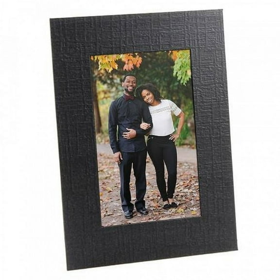 Cardboard Picture Frames 4x6 Black (25 Pack)