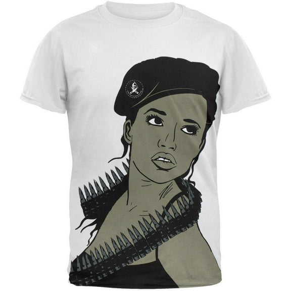 Cardboard Robot - Revolution Girl Soft T-Shirt White - X-Large