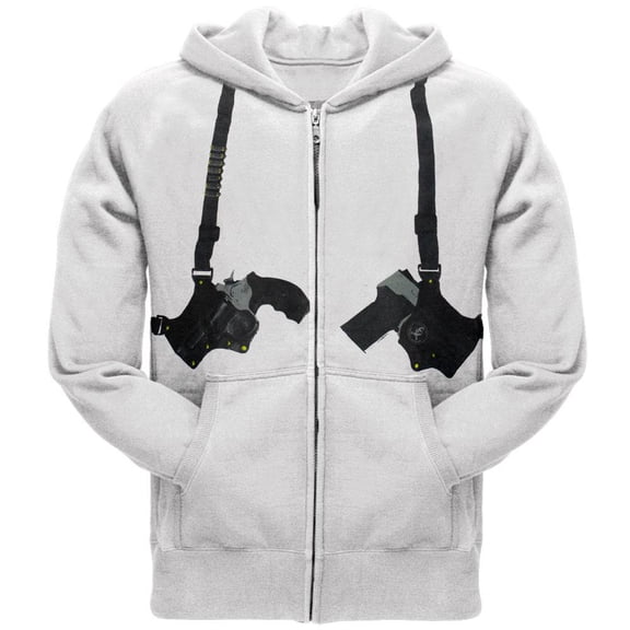 Cardboard Robot - Strapped Zip Hoodie - Small