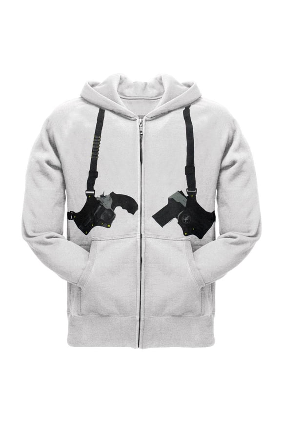 - Strapped Zip Hoodie - Small