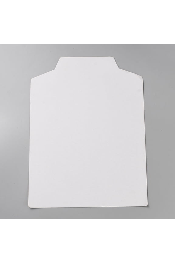 Cardboard Shirt Inserts Folding Forms for Packing T-Shirt Packing Sheet White 340x250x0.5mm