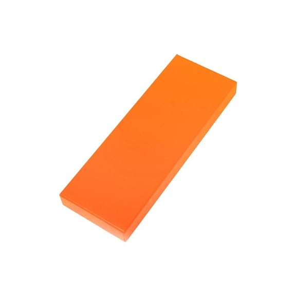 Cardboard Tie Gift Box with Lid, 27x9x3cm Multifunctional Storage for Ties Socks Scarves, Orange Gift Packaging for Valentine's Day Birthday Father's Day Weddings Anniversaries Corporate Events