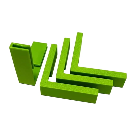Cardboards Box Reinforcement Right Angle Clip 3D Print Plastic Corner Brace For Secure Stackable Storage Solution