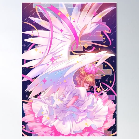 Cardcaptor Sakura Dreamland Poster Wall Art, Modern Wall Decor For Living Room Bedroom, 8x12 UNFRAMED
