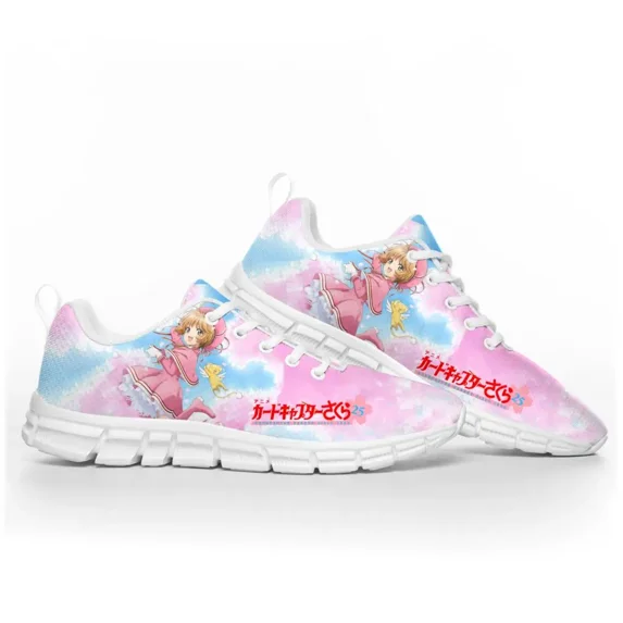 Cardcaptor Sakura Kinomoto Anime Sports Shoes Mens Womens Teenager Kids Children Sneakers Custom High Quality Couple Casual Shoe
