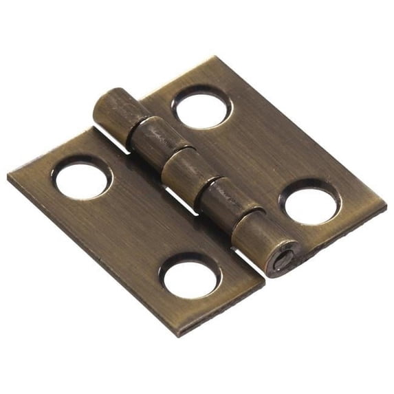 Carded - Broad Hinges, Solid & Brite Brass - 2 in.