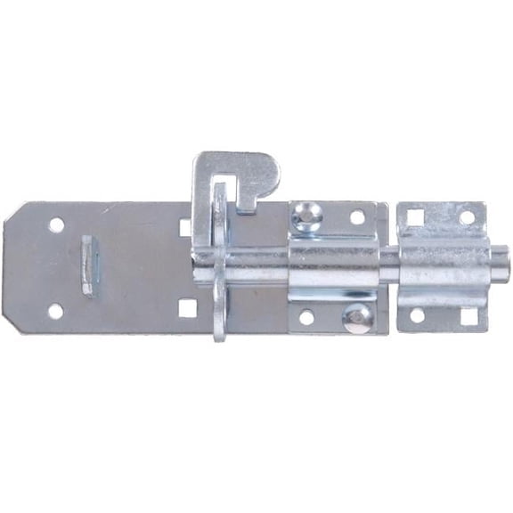 Carded - Extra Heavy Duty Padlock Bolt, Zinc - 6 in.