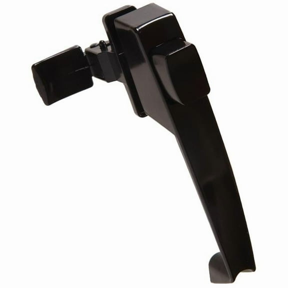 Carded Screen & Strom Push Button Latch, Black