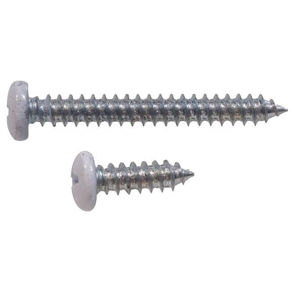 Carded - Shelf Bracket Screw, White
