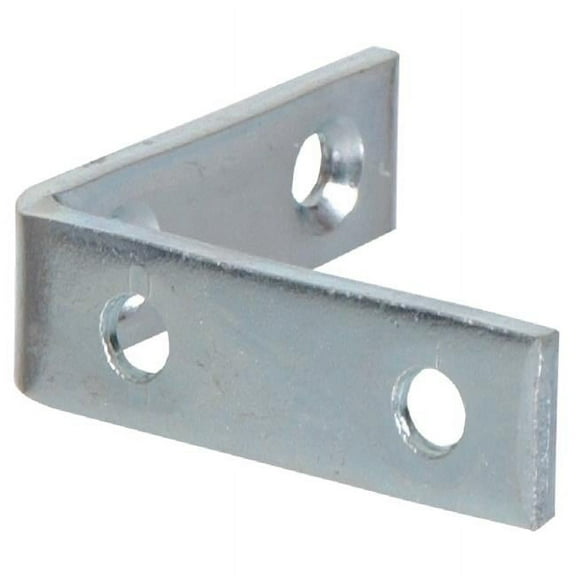 Carded - Zinc Corner Braces, 2.5 x 0.625 in.