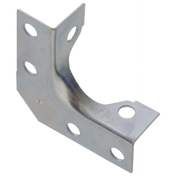 Carded - Zinc Outside Corner Braces, 4 x 0.625 in.
