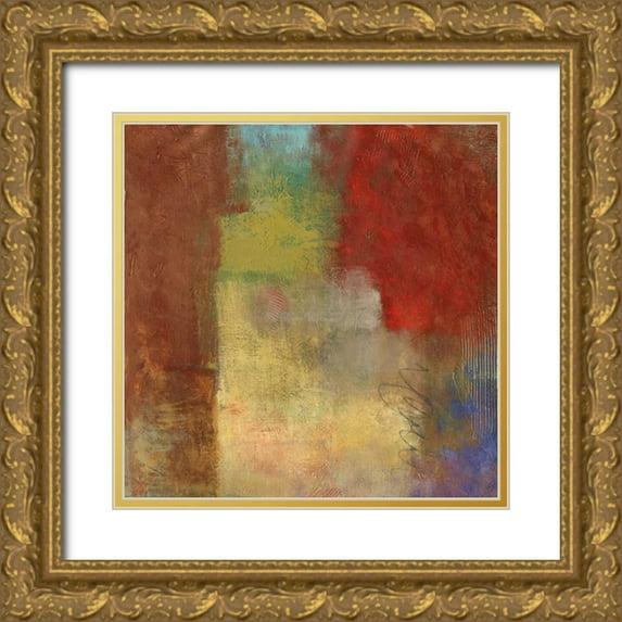 Cardenas, Jason 26x26 Gold Ornate Wood Framed with Double Matting Museum Art Print Titled - Inner Glow II