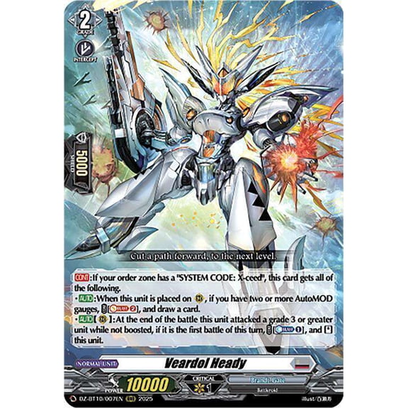 Cardfight Vanguard Dragonsoul Resonance RRR Veradol Heady DZ-BT10/007EN