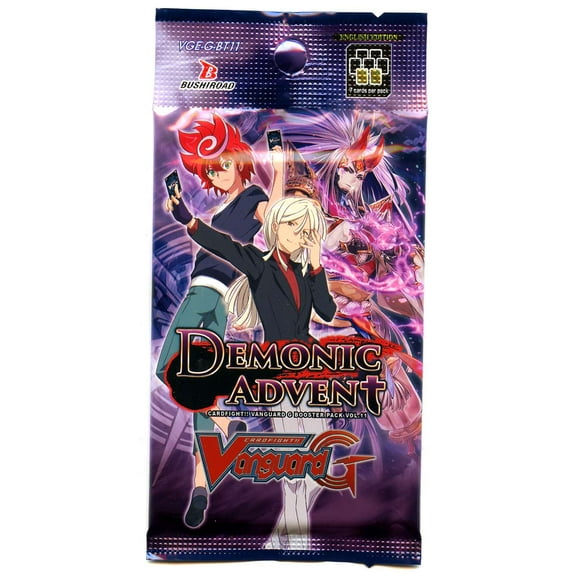 Cardfight Vanguard G Booster 11 Demonic Advent Booster Pack (7 Cards)