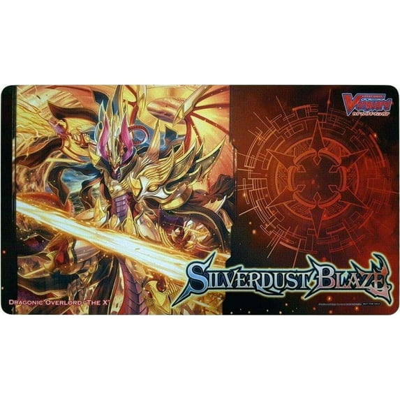 Cardfight Vanguard Silverdust Blaze Dragonic Overlord The X Playmat