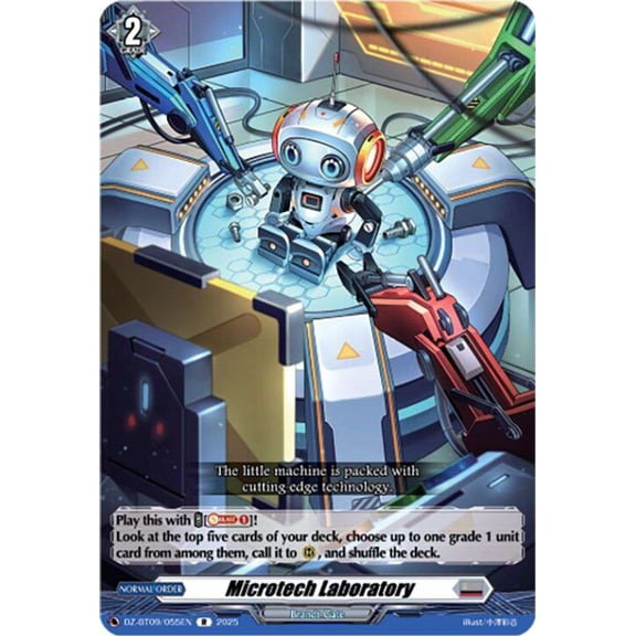 Cardfight Vanguard Super Brave Detonation Rare Microtech Laboratory DZ-BT09/055EN
