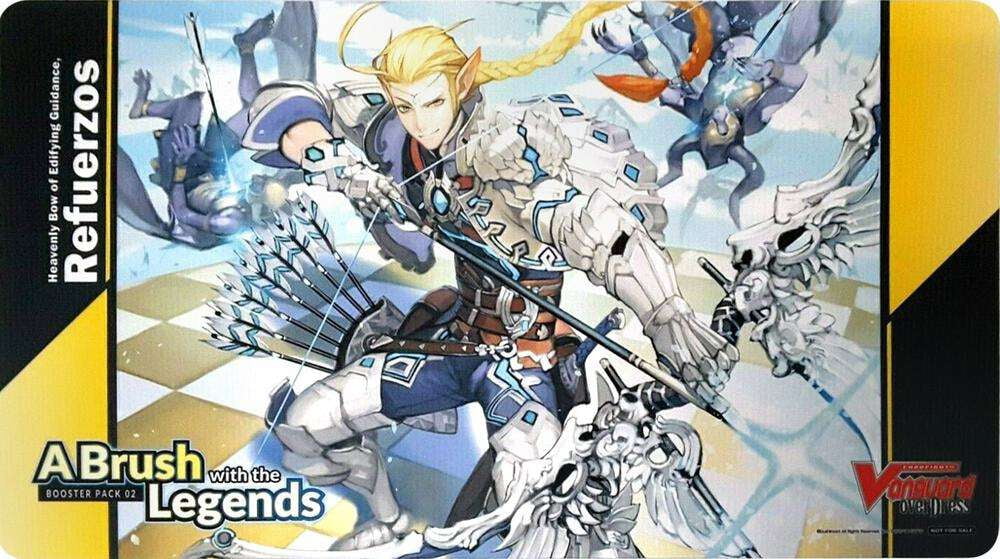 Cardfight Vanguard V Trading Card Game A Brush with the Legends Playmat  (Heavenly Bow of Edifying Guidance, Refuerzos) - Walmart.com