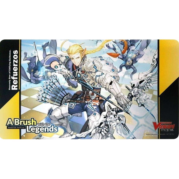 Cardfight Vanguard V Trading Card Game A Brush with the Legends Playmat (Heavenly Bow of Edifying Guidance, Refuerzos)