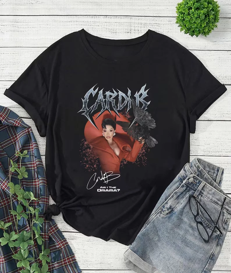 Cardi B Am I the Drama T-Shirt, Cardi B Tour 2026 Shirt Fan Gift ...