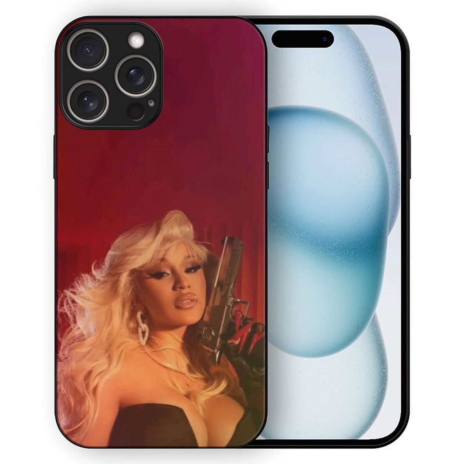 Cardi B Phone Cover, Shock-Resistant Case,agift for Cardi B enthusiasts ...