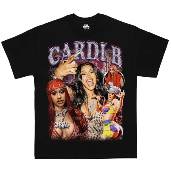 Cardi B T-Shirt, Music Hip Hop Rap Shirt