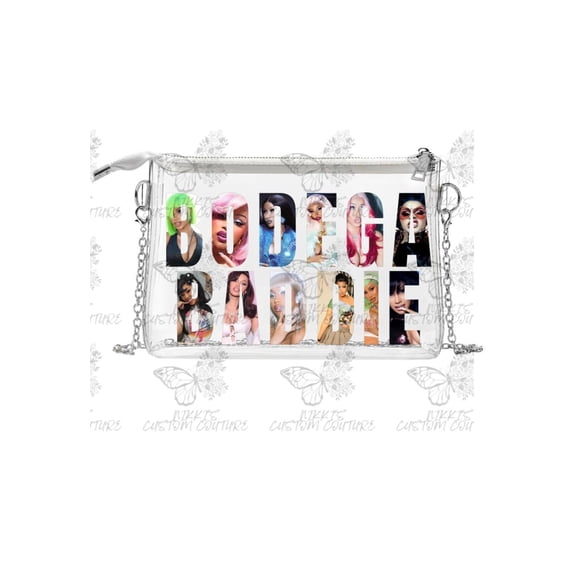 Cardi Inspired Clear Crossbody Bag Bodega Baddie Little Miss Drama Concert Stadium Approve