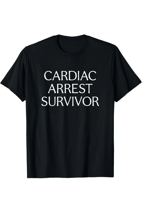 Cardiac Arrest Survivor Sudden Cardiac Arrest Health Awareness Support Unisex T-Shirt, S-5XL