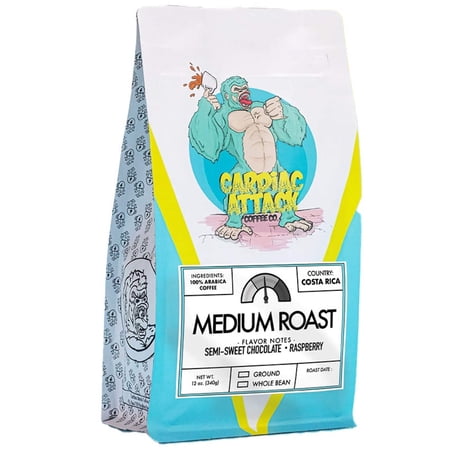 Cardiac Attack Coffee Co., Medium Roast Coffee, 12oz