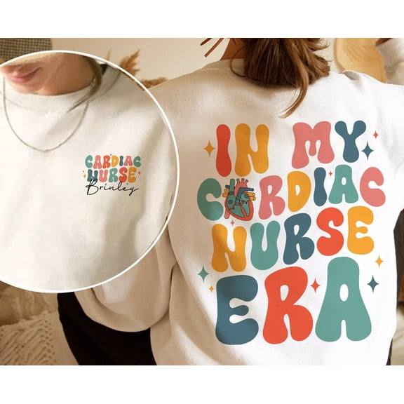 In My Cardiac Nurse Era Shirt, Cvicu Nurse Shirt, Cardiac Care Unite Tee,Anatomy Heart Shirt, Cardiology Student Shirt,Cardiologist SWEATSHIRT All Size S-5XL