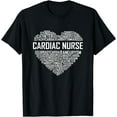 thumbnail image 1 of Cardiac Nurse Heart CN Graduate Heart Nursing Heart T-Shirt, 1 of 3