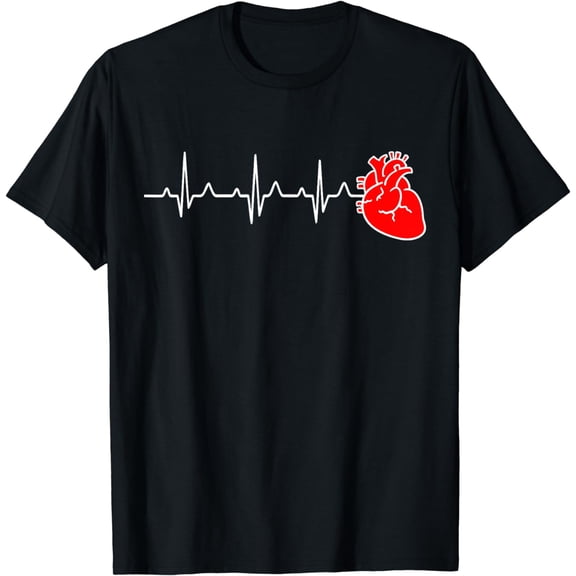 Cardiac Nurse Heartbeat Cardiology CNS Nursing RN T-Shirt