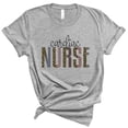 thumbnail image 1 of Cardiac Nurse Leopard Print Shirt Unisex 4X-Large Grey, 1 of 5