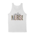 thumbnail image 1 of Cardiac Nurse Leopard Print Tank Top Unisex X-Large White, 1 of 5