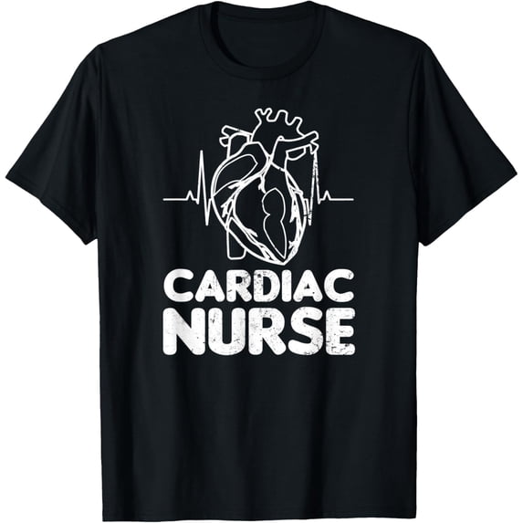 Cardiac Nurse Shirt | Anathomy Heartbeat Gift