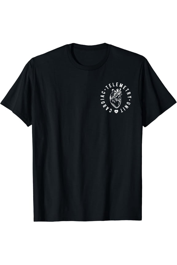 Cardiac Telemetry Unit Nurse Cvicu Cardiac Telemetry Rn T-Shirt Size S-5XL