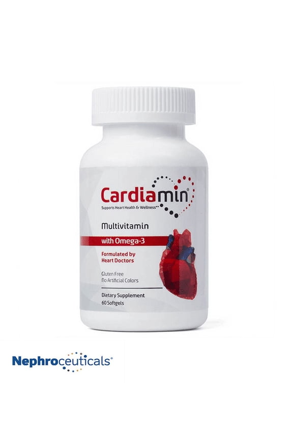 Cardiamin 60 Capsules, 30-Day Supply, Gluten Free
