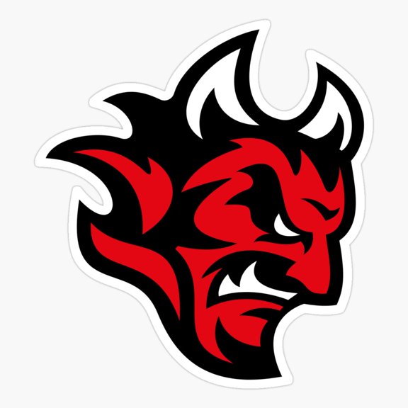 Cardiff Devils Logo Er, Phone Decal Water Bottle Stickers Car Decals, Funny Birthday Gift