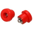 thumbnail image 1 of Cardiff Silicone Bar End Plugs, Red, 1 of 1