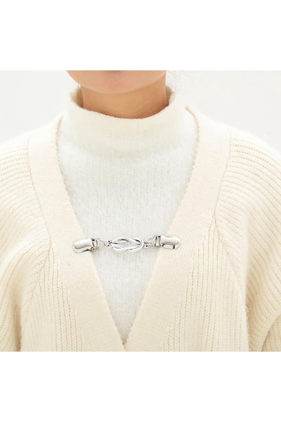 Cardigan Clip Dress And Pants Clasp, Decorative Brooch Suitable For Women Waist Shawl Shirt, Fashion Accessory (I)