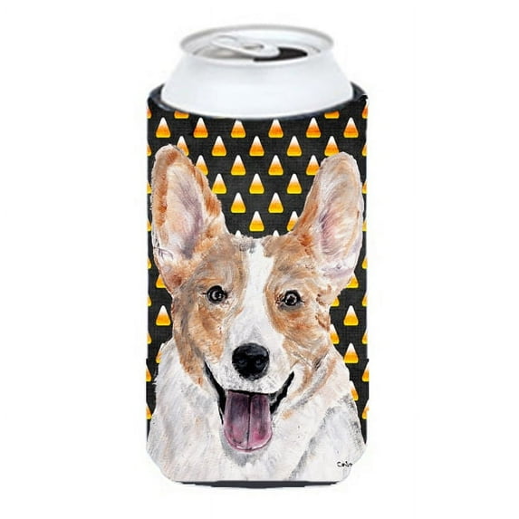 Cardigan Corgi Candy Corn Halloween Tall Boy Hugger