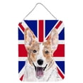 thumbnail image 1 of Cardigan Corgi with English Union Jack British Flag Wall or Door Hanging Prints, 1 of 2