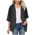 thumbnail image 1 of Cardigan For Girls 7-8 Teen Girls Short Sleeve Cropped Cardigan Summer Cute Sweaters Lightweight V-Neck Button Down Bolero Short Shrugs Tops, 1 of 4