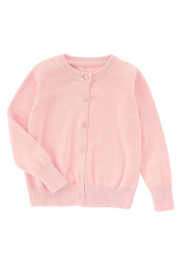 Cardigan For Girls Sweaters Long Sleeve Button Knit Sweater Daily School Wear 3T-16T