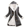 thumbnail image 1 of Cardigan For Women Casual Knit Button Long Sleeve Thick Warm Hooded Women's Cardigans, 1 of 9