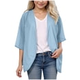 thumbnail image 1 of Cardigan For Girls 7-8 Girls Open Front Cardigan Long Sleeve Casual Kids Fall Clothes Solid Thick Sweater Coat with Pockets UPF 50+ Sun Protection, 1 of 4