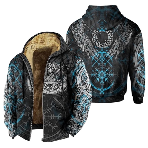 Cardigan Men Button Up Lined Hooded Windproof Thermal Insulated Sport Mens Workout Jacket,Black,S