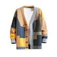 thumbnail image 1 of Cardigan Sweater for Men Knitted Long Sleeve Sweaters with Buttons, 1 of 6