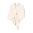 thumbnail image 1 of Cardigan Sweaters For Women Lightweight Sevevn Shawl Wraps for Women Solid Color Knitted Scarf Cape Shawls Sweater, 1 of 6