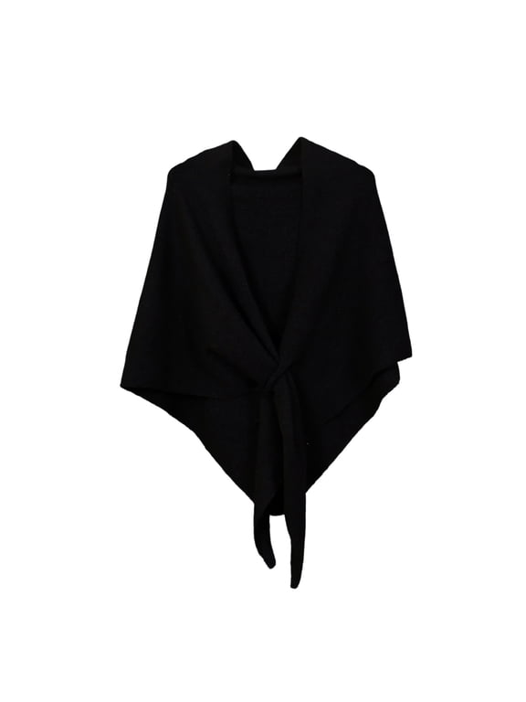 Cardigan Sweaters For Women Lightweight Sevevn Shawl Wraps for Women Solid Color Knitted Scarf Cape Shawls Sweater